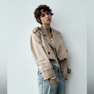 Oversized Cropped Jacket